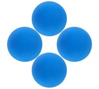 CORHAD 4pièces Lot Balles De Squash Entraînement Caoutchouc Bleu Balle De Squash Légère Et Creuse Haute Élasticité Améliore Réaction Et Coordination Accessoire Pratique pour Débutants Et