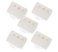 CORHAD 5 Pièces Connecteurs De Parc en Plastique Connecteurs De Coin De Parc Accessoires Porte Bébé White