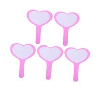 CORHAD 5 pièces Tableau Blanc Effaçable à Sec Portable Forme Cœur Simple Face Ardoise Pratique pour Vote Score et Jeux Matériau et Léger Usage Polyvalent Événements et Écoles