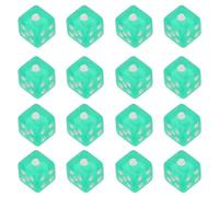 CORHAD 500 Pièces Mini Transparent Dice Set Small Plastic Square Dices with Dotted Design for Board Games Math Teaching Party Favors and DIY Crafts