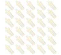 CORHAD 50pcs Broches de Réparation pour Volets en Plastique Beige, Épingles Robustes et Réutilisables, Accessoires pour Quincaillerie de Fenêtres et Réparation de Meubles