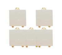CORHAD 5pièces Lot de Mini Chevalets Bois Pliables Support Polyvalent pour Téléphone et Décoration Créative de Table