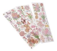 CORHAD 5sacs Lot De Autocollants Fleurs Décoratifs Pour Scrapbooking Journal Et Diy Créations