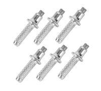 CORHAD 6 Embouts de Bâton de Randonnée en Acier au Tungstène, Accessoire Remplaçable pour Bâtons Trekking Alpenstock, Pointe Dure Résistante à L’Usure, Compatible pour Escalade et Marche