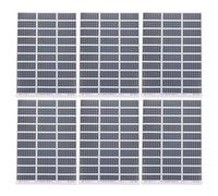 CORHAD 6 Feuilles D'autocollants pour Panneaux Solaires, Idéales pour La Création de Maquettes de Maisons, de Décors Photovoltaïques, de Plateaux de Jeu en Sable Et de Projets de Bricolage.