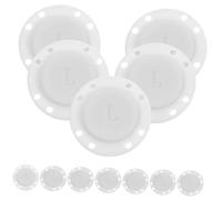 CORHAD 6 Paires Boutons Pressions Magnétiques Blancs pour Manteaux Vêtements DIY Couture Accessoires Aimantés et Invisible