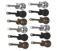 CORHAD 60 Pièces Alloy Skull Guitar Charms Vintage Music Instrument Pendants For DIY Necklaces Bracelets Earrings Jewelry Making