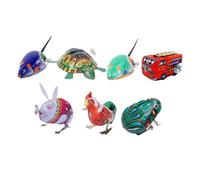 CORHAD 7 pièces Jouets Vintage à Remonter Fer pour Garçon Fille Jouets Amusants à Remonter pour Fêtes Décoration Rétro Sûre et Résistante