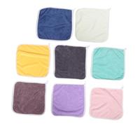 CORHAD 8 Pcs Serviettes de Bain Garçon et Filles en Polaire Corail Doux pour Visage et Corps Réglables Absorbantes pour Bébé et Garçon et Filles Plusieurs styles