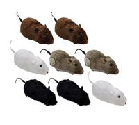 CORHAD 8 Pièces Mécanique pour Chat Souris en Peluche Plastique