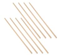 CORHAD 8 Pièces Miniature Dollhouse Wood Trim Flexible Wooden Strips Molding for DIY Wall Borders Baseboard Accessories in Tiny House Building