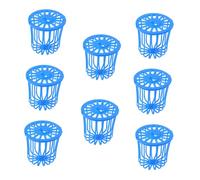 CORHAD 8 pièces Panier Plastique Léger pour Oiseaux Support Suspendu pour Fruits et Légumes Accessoire pour Perroquets Perruches et Petites Cages
