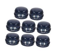 CORHAD 8 Pièces Protège Boutons Cuisinière Gaz Couvre Commandes Antidérapants et Anti-saleté Protection Sécurisée des Boutons de Réchaud pour Usage Domestique Noir
