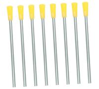 CORHAD 8 pièces Triangle de Percussion avec Maillets Instrument Musical Compact pour Garçon Fille Clair pour Cours de Musique Fêtes et Jeux Créatifs