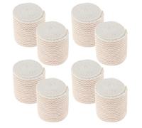 CORHAD 8 Rouleaux de Bandages Élastiques Sportifs 5 CM X 45 M Bande Auto-Agrippante Jaune Extensible et Respirante Bandage Compressif pour Cheville Genou Bras - Maintien