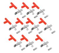 CORHAD Abreuvoir Automatique pour Lapins 30 Pièces 10 Têtes à Tétine 10 Raccords en T et 10 Ressorts Distributeur d'eau pour Petits Animaux Compatible Élevage Lapins et Chinchillas