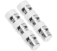 CORHAD Adaptateur de Culot D'ampoule B22 vers E14 Blanc, Lot de 6 Pièces en PC et Cuivre, Résistant Vieillissement et Produisant Moins de Chaleur, pour Atelier et Exposition