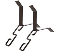 CORHAD Adaptateur pour Chaîne de Pluie en Fer Résistant la Rouille Crochet en V pour Gouttières de Maison, Lot de 2 Set de Set de Ensembles Anti-éclaboussures Facile à Installer