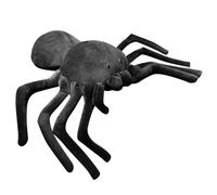 CORHAD Araignée en Peluche Noire 80 Cm, Peluche Géante Réaliste, Décoratif pour Garçon et Filles et Adolescents, Présent D’Anniversaire Original, Accessoire Halloween, Décor Salon
