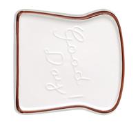 CORHAD Assiette à Toast en Céramique Couleur Café, Plateau-repas Résistant Micro-ondes et Lave-vaisselle, pour Mariage et Présents de Pendaison de Crémaillère