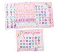 CORHAD Autocollants de Récompense Apprentissage Propreté Réutilisables pour Garçon Fille Tableau de Toilette Garçon Fille Design pour Routine