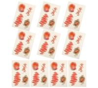 CORHAD Autocollants Temporaires Réalistes Cicatrices et Bleus pour Visage - Lot de 10 Stickers PVC Non Irritants - Accessoires Farceurs pour Fêtes, Halloween et 1er Avril