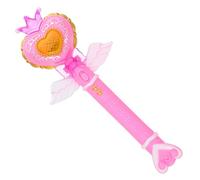 CORHAD Baguette Magique Lumineuse de Cœur pour Fille de Baguette de Fée 12 Musiques et Lumière Mini Bâton Léger en Plastique Présent d'anniversaire Féerique pour Spectacle