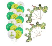 CORHAD Ballons en Latex Serpent pour Fête D'anniversaire Animaux, Kit Décoration Créative et Facile à Utiliser pour Célébrations Thématiques Garçon et Filles et Adultes