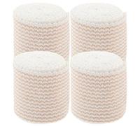 CORHAD Bandages Élastiques de Compression Sportifs 4 Rouleaux 5 Cm X 4,5 M, Bandes Athlétiques Respirantes et Portables pour Genouillère, Soins Plaies, Maintien Musculaire, Usage Sportif