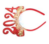 CORHAD Bandeau à Paillettes Rouge pour Fête Du Nouvel An Accessoire de Costume Léger et Créatif pour Ambiance Festive et Photos de Groupe