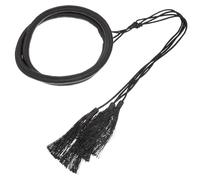 CORHAD Bandeau Arabe pour Hommes Adultes en Polyester Noir avec Pompon, Facile à Porter, Accessoire de Costume Vintage pour Carnaval et Fêtes de Noël