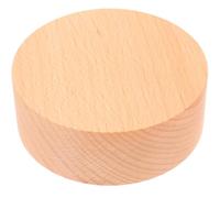 CORHAD Base Ronde de Boîte à Musique DIY en Bois Massif Diamètre 100 Mm, Accessoire de Base Rotative pour Boîte à Musique Artisanale, Pièce de Rechange Stable et Adaptée Bricolage