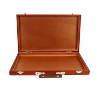 CORHAD Boîte à Outils de Peinture en Bois Vintage, Mallette Portable Légère Poignée, Étui de Rangement pour Crayons à Dessin et Aquarelle, Coffret de Dessin Multifonction pour Artistes,
