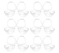 CORHAD Boîte à Tétine 12 Pièces en PP Compacte et Légère, Étui Portable Anti-Poussière pour Sucettes et Anneaux de Dentition, pour Voyages et Sorties Bébé