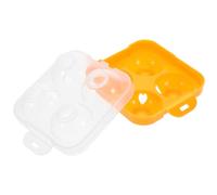 CORHAD Boîte à Œufs Plastique Légère et Antichoc 4 Compartiments, Support à Œufs pour Poules et Oies, pour Pique-niques en Plein Air et Voyage