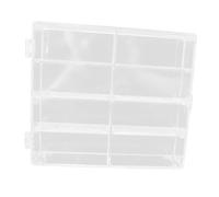 CORHAD Boîte de Rangement Plastique Transparente à Compartiments avec Porte Vitrine Miniature pour Modèles de Voitures Protection Poussière et Pratique pour Collection
