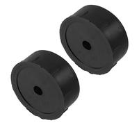 CORHAD Bouchons de Rechange pour Poteaux D’Arbre à Chat 2 Pièces en Plastique Noir, Diamètre 70 Mm, Accessoire de Bricolage pour Réparation et Remplacement, Adapté aux Structures