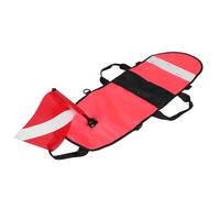 CORHAD Bouée Gonflable De Plongée en Eau Accessoire De Natation en Plein Air Bouée De Piscine pour Femme Nylon 210D Monocouche Rouge