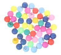 CORHAD Boules de Numérotées Réutilisable Légères et Colorées pour Jeux Animation Fêtes à et Divertissement