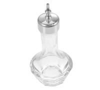 CORHAD Bouteille à Bitters Verre avec Bouchon Amovible Étanche Bouteille Multifonction pour Cocktails Absinthe et Spiritueux Accessoire Bar Pratique pour Soirées