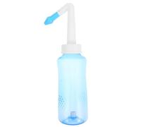 CORHAD Bouteille de Rinçage Nasal Portable avec Valve Manuelle Réglable pour Irrigation Sinusale Réduction Congestion et Allergies Kit Lavage Nez Adapté Adultes et Garçon Fille Emballage