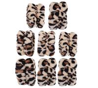 CORHAD Bracelets de Maquillage Souples Tigre en Tissu Absorbant et Élastique pour Lavage Visage, Pack de 8 Pièces pour Yoga et Soins Quotidiens