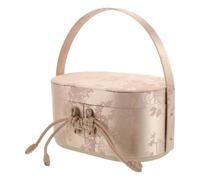 CORHAD Brocade Wedding Candy Boxes With Handle Large Chinese Keepsake Treat Containers For Cookies And Chocolates Durable Elegant Packaging For Wedding Favors