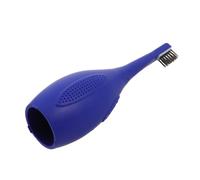CORHAD Brosse à Dents aux Normes de Sécurité pour Prison Bleu en Silicone avec Poils Souples Intégrés et Arrondi pour Camping et Gestion en Vrac