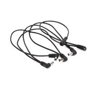 CORHAD Câble Alimentation Chaîne Voies à Angle Droit pour Pédales Effets Guitare et Basse et Anti-déconnexion Compatible Multi-pédales