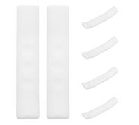 CORHAD Cache-Freins pour vélo de Route, protège-Freins de Guidon, poignées de Guidon de VTT, Silicone Blanc, 3 Paires, Manchon de Levier de Frein, Fixe, pour VTT et Cyclisme