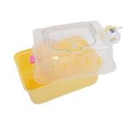 CORHAD Cage De Transport pour Hamster avec Bouteille Eau Cage Portable pour Petits Animaux Idéale pour Sorties Voyages Et