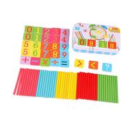 CORHAD Calculatrice Éducative Mathématiques Garçon Fille Pédagogique Arithmétique avec Bâtons de Comptage Colorés Matériel Didactique Sûr et Écologique pour Apprentissage Précoce