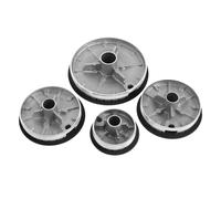 CORHAD Capuchon de Brûleur Concave pour Gazinière Couronne de Répartition de Flamme Noire Accessoire pour Foyer de Cuisinière à Gaz Performance Sécurisée et Allumage Rapide
