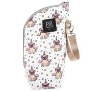 CORHAD Chauffe-Biberon Portable USB 3 Niveaux de Température Housse Isolante en Polyester Taille Compacte Couleur Blanc Lait pour Maison Voiture et Voyage